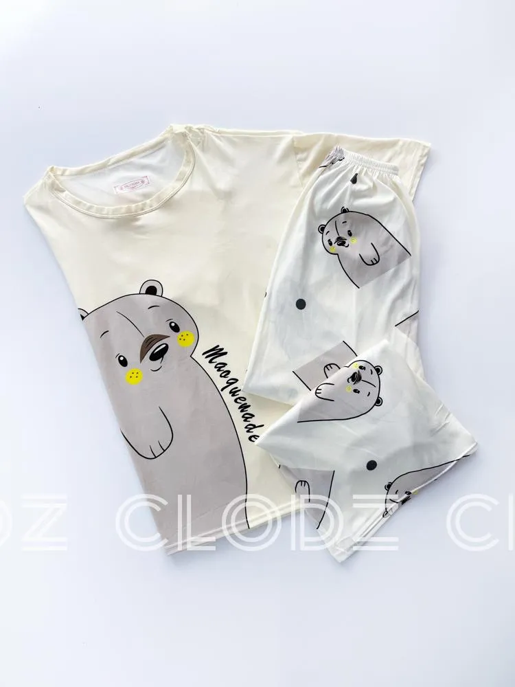 ست راحتی سه تکه طرح خرس مهربون