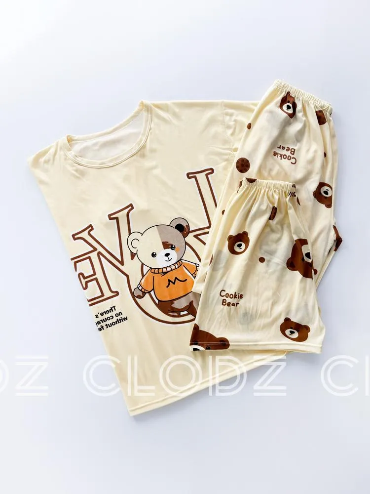 ست راحتی سه تکه طرح خرس کوکی